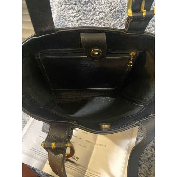 Coach Vintage Soho Buckle Bag Black Leather SHOULDER Purse, Style 4157 - Picture 11 of 13